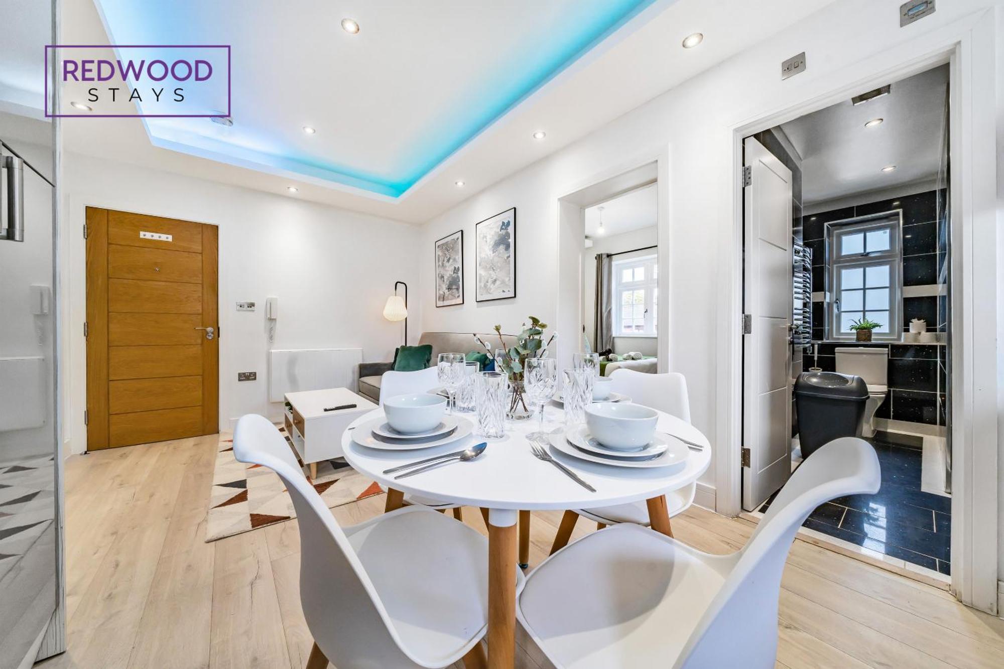 Brand New, 1 Bed 1 Bath, Modern Town Center Apartment, Netflix By Redwood Stays Aldershot Esterno foto